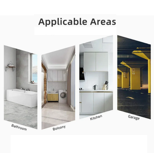 Drain de sol carré en acier inoxydable 304 personnalisable avec insert de carrelage pour salle de bain d'hôtel - Product Image 6