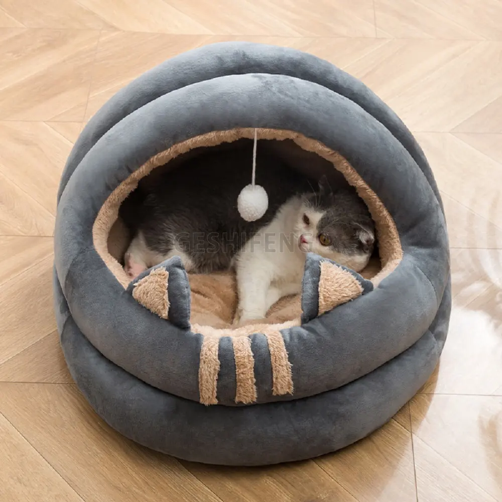 Hot Selling Product cat dog other pet beds soft warming pet bed house sleeping bag dog bed