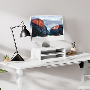 Support <span class=keywords><strong>de</strong></span> <span class=keywords><strong>bureau</strong></span> en bois à 2 couches Riser pour moniteur Petits objets Étagère <span class=keywords><strong>de</strong></span> finition Écran d'ordinateur portable <span class=keywords><strong>Organisateur</strong></span> <span class=keywords><strong>de</strong></span> <span class=keywords><strong>bureau</strong></span> pour le <span class=keywords><strong>bureau</strong></span> - Product Image 6