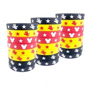 Bracelet en silicone personnalisé avec logo imprimé, motif de dessin animé, promotionnel, créatif, imperméable - Product Image 5