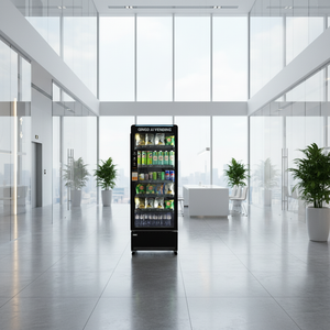 Máquina Expendedora Qingo LLC de Acero Inoxidable 418L con Pantalla Táctil de 7 Pulgadas, Luz UV para Desinfección, Monitoreo Remoto, Cumple con ADA - Product Image 2