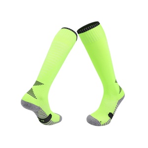 Popular Customized Colors Knitted <b>Knee</b> <b>High</b> Adult & Youth Stripe Sports Soccer <b>Socks</b> Men's Cuff Bottom Anti-Slip Quick Dry Body - Product Image 3