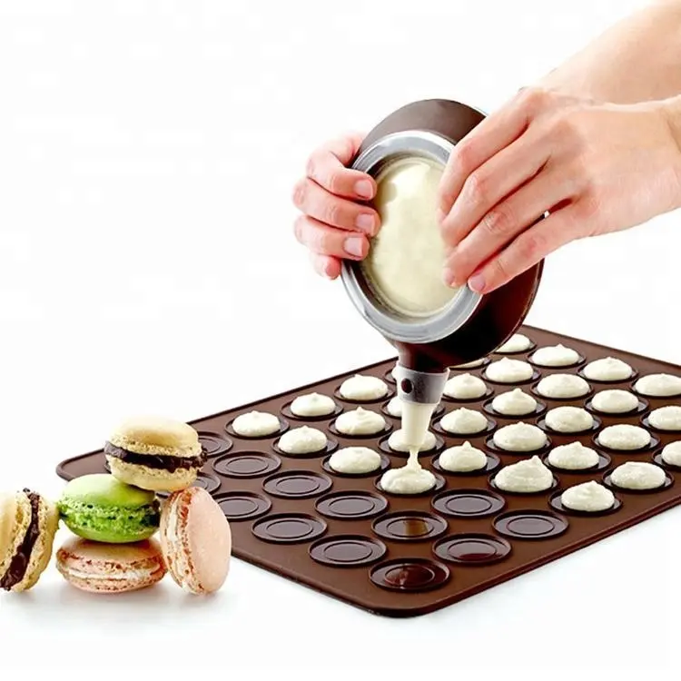 Non-Stick Custom Macaron Pastry Cutter Set Baking Mat Silicone Baking Mat Silicone Baking Mat