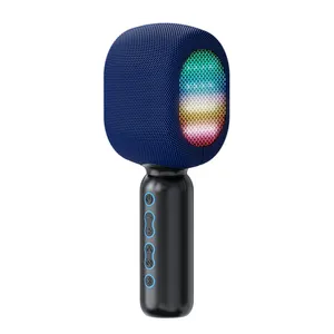 Microphone portable sans fil KTV karaoké Microphone haut-parleur enregistreur pour IOS Android téléphone ordinateur