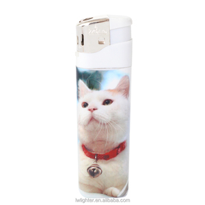 Accendino Personalizzato con Adesivo Stampato a Copertura Totale, Design <span class=keywords><strong>Gatto</strong></span> Animale Carino per Sigari ed E-Cigarette - Product Image 5