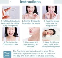 Accessoires de gouttières dentaires personnalisées à 3 étapes D1 D2 D3 pour correction dentaire, protège-dents et consommables dentaires pour l'alignement des dents