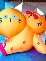 Happy Fortune Dieu chinois de la richesse Ballon Happy Spring Festival Gonflables publicitaires gonflables