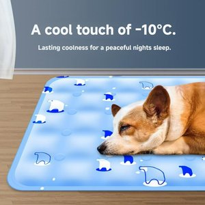 Estera de Gel de enfriamiento plegable para perros de viaje, superventas, superficie de PVC duradera, autorefrigeración para caja/<span class=keywords><strong>coche</strong></span>/suelo para verano - Product Image 2