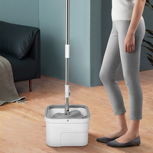 Spin Mop Rectangular With Cleaning And Stain Separation For Wet Dry Floor Cleaning - Product Image 2