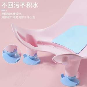 Y Little Bear – bassin à couches pour bébé, matériau PP rose, multifonctionnel avec crochet pour utilisation aux toilettes de 0 à 12 mois - Product Image 1