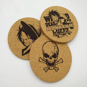 Posavasos de Corteza de Roble de Dongguan de 100 mm, Impresión por Transferencia Térmica, Logotipo Personalizado, Ecológicos, Hechos en Dongguan para Restaurantes - Product Image 1