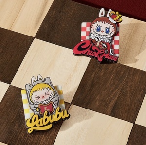 Popmart labubu มอนสเตอร์ให้แม่เหล็กตู้เย็น3D แท้ของตกแต่งกล่องปริศนาของที่ระลึกสำหรับการท่องเที่ยว - Product Image 6