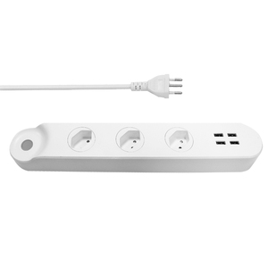 <span class=keywords><strong>CH</strong></span> สวิตเซอร์แลนด์3ร้าน4 USB สนับสนุน Tuya Smart Life WIFI Smart Power Strip - Product Image 4