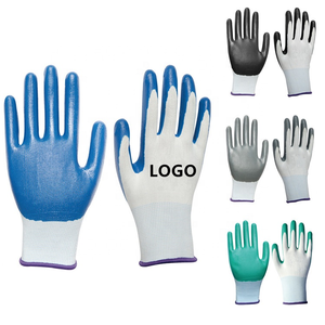 Gants de sécurité flexibles et respirants en polyester avec revêtement en nitrile - Product Image 6