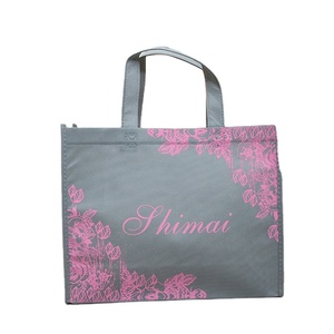 Commercio all'ingrosso regalo per feste stampa ad ultrasuoni Tote prezzo ragionevole <span class=keywords><strong>borsa</strong></span> stampata in tessuto Non tessuto - Product Image 3