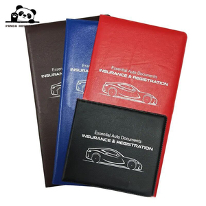 Estuche Personalizado <span class=keywords><strong>de</strong></span> Cuero PU Resistente con Serigrafía para Tarjetas <span class=keywords><strong>de</strong></span> <span class=keywords><strong>Seguro</strong></span> y Registro <span class=keywords><strong>de</strong></span> Automóviles, Ideal para Regalos Promocionales y Empresariales - Product Image 3