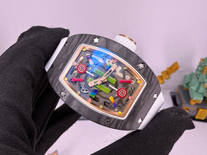 2026 New Trendy High Quality <b>Watch</b> Carbon Fiber Case <b>Rubber</b> Strap Unisex <b>Watch</b> Business Mechanical <b>Watch</b> - Product Image 2