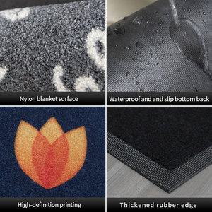 <span class=keywords><strong>Tapis</strong></span> d'entrée personnalisés avec logo imprimé, pour intérieur et extérieur, antidérapants, avec support en <span class=keywords><strong>caoutchouc</strong></span>, en nylon - Product Image 5