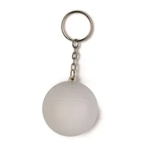 Portachiavi antistress a forma di pallone da pallavolo, gadget personalizzati - Product Image 1