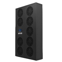 Climatiseur de précision en ligne refroidi par air, réfrigérant R-410A, 12,5-60 kW, faible bruit, sur pied, pour micro-données, refroidissement/chauffage
