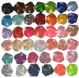 <span class=keywords><strong>40</strong></span> colores precio bajo al por mayor clásico tridimensional Rosa flor puede ser utilizado para tocado ropa con flores - Product Image 1