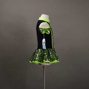 Costume de danse <span class=keywords><strong>jazz</strong></span> et claquettes pour filles, avec paillettes et fermeture éclair, idéal pour les compétitions et spectacles, tenue de danse exotique - Product Image 2