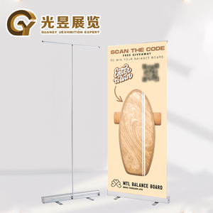 Chất lượng cao xách tay nhôm cuộn lên biểu ngữ đứng với cơ sở rộng giá rẻ quảng cáo khuyến mại pull-up biểu ngữ đứng - Product Image 2