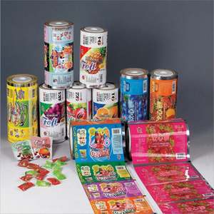 פלסטיק סרט עובי מותאם אישית הדפסת פאוץ שקיות חדש עיצוב לוגו למינציה לחות הוכחת פלסטיק תיק מניית רול אריזת סרט - Product Image 3