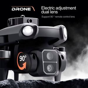 Mini drone quadricoptère télécommandé électrique HD, photographie aérienne sans balais, double caméra, flux optique, drones à obstacles - Product Image 4