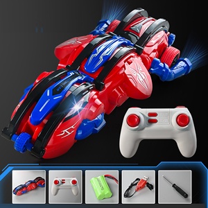 KK New High Quality 2.4G LED Light Racing RC Car 360 Degree Rolling <strong>Snake</strong> Tumbling Stunt <strong>Remote</strong> <strong>Controller</strong> USB Cable Hobby for - Product Image 4