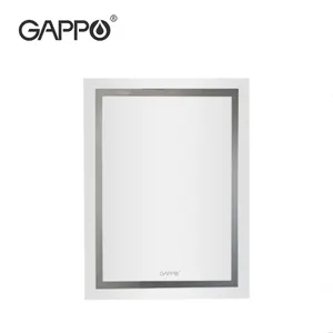 GAPPO 호텔 거울 사각형 욕실 거울 led 조명 벽 거울 G601/G602/G603