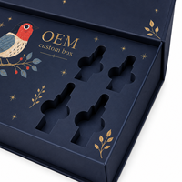 Boîte d'emballage rigide en carton mat, personnalisée, écologique, recyclable, en forme de livre, avec poignée, impression offset 4 couleurs, dorure à chaud, pour produits de soin de la peau