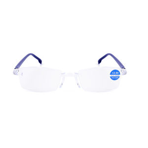 Gafas de lectura para hombres y mujeres <span class=keywords><strong>mayores</strong></span>, anteojos de lectura sin montura con bloqueo azul an-ti, de fábrica, con lector de vidrio, venta al por mayor, baratas - Product Image 5