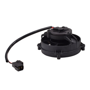Ventilateur de refroidissement en plastique noir 12V pour moto, voiture de course S4339 - Product Image 2