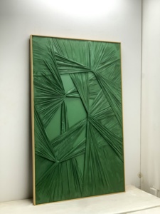 Jz lớn handpainted màu trang trí nội thất sơn hỗn hợp phương tiện truyền thông nghệ thuật tác phẩm nghệ thuật làm bằng tay trừu tượng 3D vải tường nghệ thuật - Product Image 4