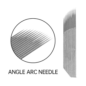 Aiguilles de tatouage pour sourcils effet brume, kit d'aiguilles jetables pour microblading, fournitures de maquillage permanent en marque blanche - Product Image 2