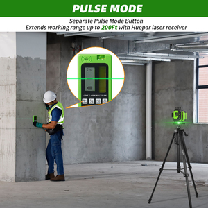 <span class=keywords><strong>Huepar</strong></span>-láser <span class=keywords><strong>360</strong></span> LS04CG, Línea Verde, niveles con funda de transporte dura - Product Image 2