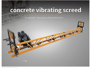 Vibrateur à poutre en béton certifié CE, poutre vibrante modulaire pour le nivellement des routes et des sols industriels