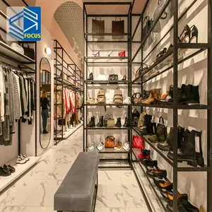 Luxury Clothing Showcase Cloth Shop Interior Design Clothing Store Furniture Clothing Store Display Racks