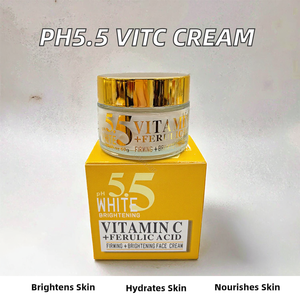 Crème Visage PH5.5 Marque Privée Vitamine C+ Acide Ferulique Hydratant Éclaircissant Rétinol Collagène Soin Nourrissant pour une Peau Plus Lumineuse - Product Image 2