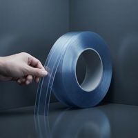 Rideau souple transparent en PVC, anti-poussière, pour cloison de sécurité, rideau de porte en plastique transparent, rideau à bandes en PVC pour chambre froide