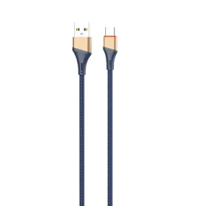 LDNIO LS631 30W Fast Charging Data Cable 1 m v8 Type-c mobile Phone Cable Grey/Green/Blue Color data cables for Cell Phone