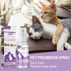 Liquide pour animaux de compagnie pour calmer l'anxiété liée à l'œstrus et favoriser un comportement relaxant pour les chats et les chiens - Product Image 1