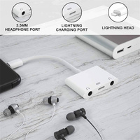 Adaptador de Audio USB C a 3,5mm 3 en 1 auxiliar a USB C divisor de auriculares con adaptador de carga rápida PD para teléfono 16/Pixel 9 8/Galaxy