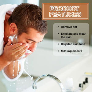 Usine en gros best-seller hommes <span class=keywords><strong>gommage</strong></span> du <span class=keywords><strong>visage</strong></span> vitamine E hydratant nettoyage doux pour peau normale crème rafraîchissante - Product Image 5