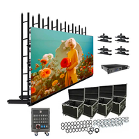 Layar LED Sewa Aluminium Die-Cast Ringan Untuk Video Wall Panggung Acara Indoor Outdoor Tahan Air