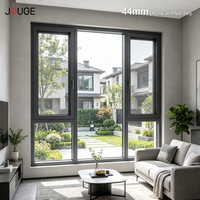 JOUGE Moustiquaire Intégrée Moderne en Aluminium Glory 120 Bande Thermique 44mm Maille en Acier Inoxydable 304 pour Appartement Haut de Gamme
