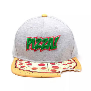 Gris PIZZA Sombrero de sol informal para adultos Estilo hip hop de ala plana Hecho de tela duradera para uso diario-Disponible en Amazon AliExpress - Product Image 5