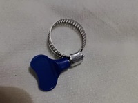 Abrazadera de Manguera Ajustable Tipo Americano YPH de Acero Inoxidable con Mango de Plástico para Tuberías, para Ajustar Mangueras de Agua y Gas