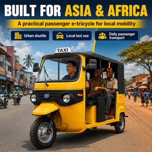 Auto-rickshaw semi-démontable 60V 1200W pour taxi 4-6 places - Product Image 4